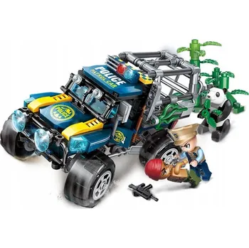 ostatní stavebnice Stavebnice Qman Záchrana Pandy 261 dílů