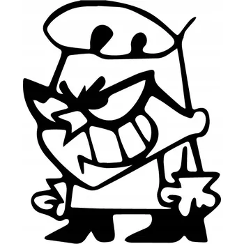 Samolepicí dekorace na vozidlo Samolepka na automobilová DEXTER 10 cm