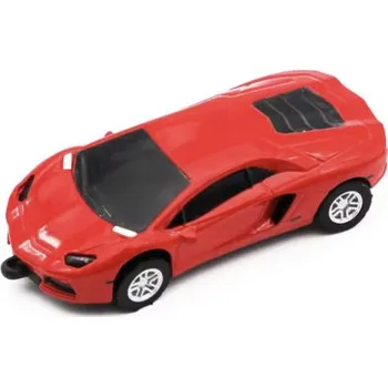 USB flash disk USB Flash disk 16 GB ve tvaru auta supersport - červené