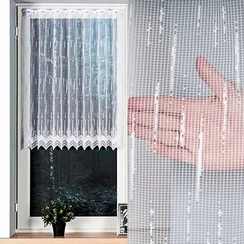 Záclona Žakárová záclona Záclona 000146 300x90cm (hotová) s vitrážová záclona