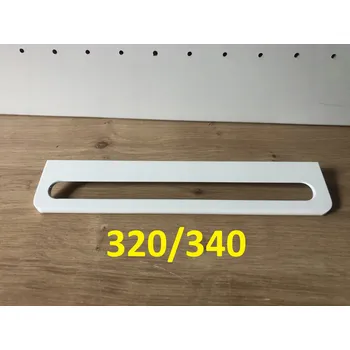 Nábytkové kování Nábytková úchytka hranová UA08 BÍLÁ 320/340mm