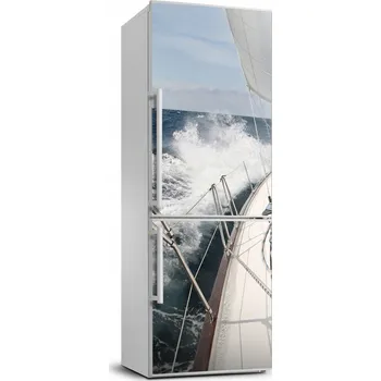 Fototapeta Tapeta samolepící lednička Jachta na moři 70x190