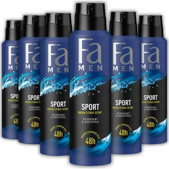 Fa Men deodorant ve spreji Sport pro muže 150 Ml x6