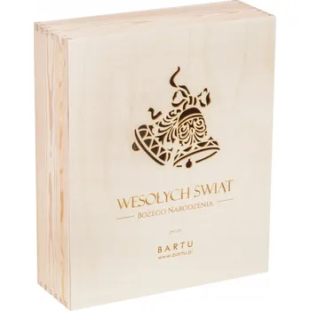 Dárková krabička Dřevěná krabička na víno, vánoční dárek !