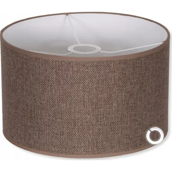 Stínidlo Stínidlo stínidlo na lampu pro závěsné a stojací lampy, HNĚDÉ LNOVÉ, 35 cm x 25 cm, E27 E14
