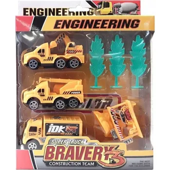 Stavební vozidla - sada 11 ks