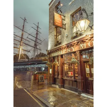 Obraz Plakát Cutty Sark a hospoda Gipsy Moth bez rámu 60 x 80 cm