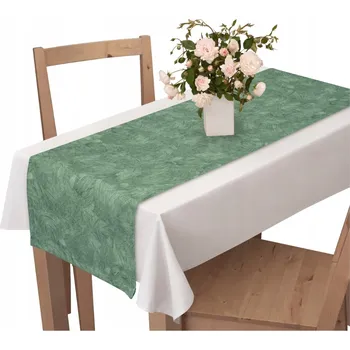 ubrus MINIMALISTICKÝ BĚHOUN NA STŮL 40X250 UBRUS VZHLED KAMENE ZELENÝ