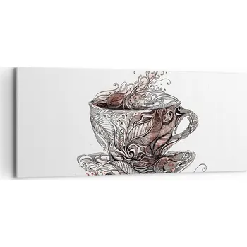 Obraz Obraz na plátně do obýváku, ložnice 120x50 abstrakce foto obrazy na zeď