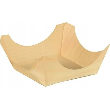 Jednorázové nádobí Misky Papstar dřevěné 50 ks