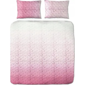 Povlečení MODERNÍ POVLEČENÍ POVLEČENÍ ANEEZA " PINK BRICK" 160x200 (3 kusy)