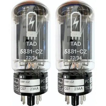 Elektronka Tube Amp Doctor TAD elektronky 5881-Cz Premium Matched Duet Varianta: Bez protokolu