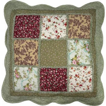 Povlak na polštářek Dekorační povlak na polštář Patchwork 100% Bavlna Boho Farmhouse Country N1