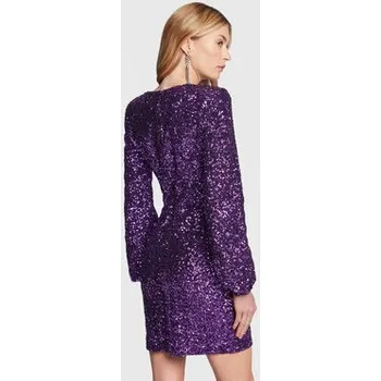 Dámské oblečení Pinko Koktejlové šaty Burano 100130 Y5LQ Fialová Regular Fit XS