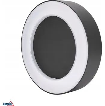 Venkovní osvětlení Fasádní svítidlo VALIT 10W 3000K 800LM IP65 200X45MM Kulaté GRAFIT