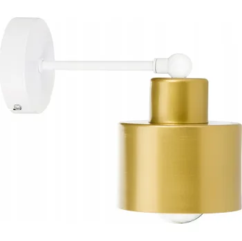 Nástěnné svítidlo E27 lustr pevný loft kov zlatý