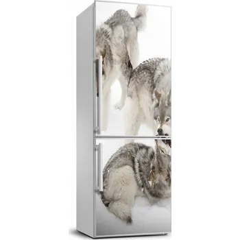 Fototapeta Foto tapeta na lednici Šedí vlci 70x190 cm