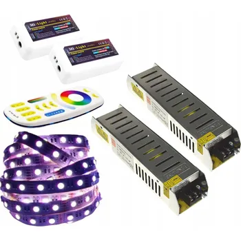 LED páska Sada LED pásků RGBW 4v1 s bílou barvou Mi-light pro podsvícení stropu, 20 m