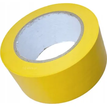 Lepicí páska Výstražná páska Intra žlutá 50 mm x 33 m