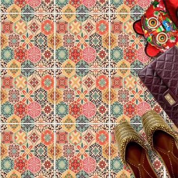 Fototapeta Samolepky na podlahové dlaždice 10x10 cm - Marocké dlaždice