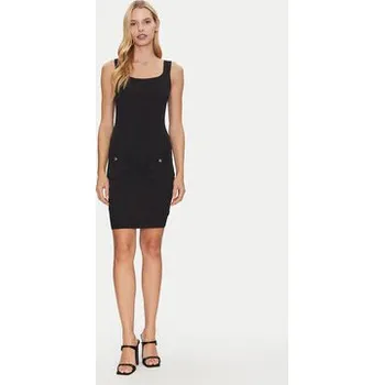 Dámské šaty Guess Úpletové šaty W5RK17 Z2YJ2 Černá Slim Fit M