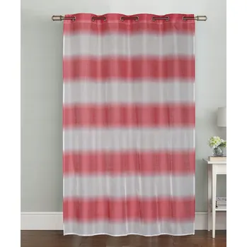 Obraz Závěs na kroužcích Kira, barva malinová, 250x140cm