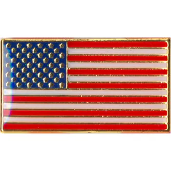 Nášivka Odznak s vlajkou USA zlatý 20 x 11 mm