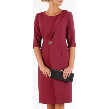 Dámské šaty Klasické midi koktejlové šaty Carla Moreno velikost 50