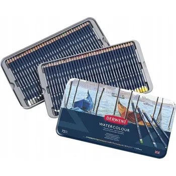 Kresba Akvarelové Pastelky Derwent 72 ks