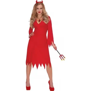 Karnevalový kostým Kostým ďáblice, dámský kostým čertice, Halloween, velikost M/L