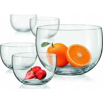 Sada skleněných misek salátových mís BOWLS 5 ks BOHEMIA CRYSTALEX