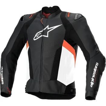 Moto bunda Moto bunda MISSILE 3 AIRFLOW, ALPINESTARS (černá/bílá/červená fluo) 2025