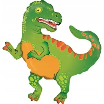 Balónek Fóliový balónek DINOSAURUS ZELENÝ MINI 35 cm (14")