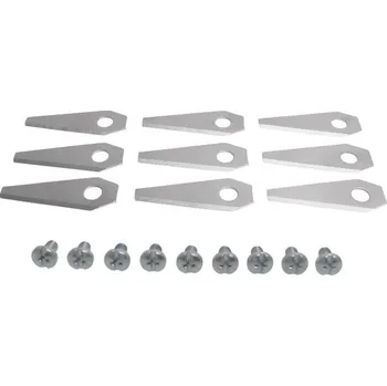 Sada 9 ks. žacích nožů 4,9 cm (2") pro robotické sekačky Bosch Indego 350 Indego 350 Connect Indego 1100 Connect (OEM F016800321) - 3399001