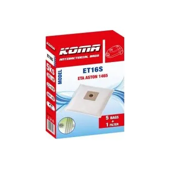 Sáček do vysavače Koma ET16S - Sáčky do vysavače ETA Aston 1465 textilní, 5ks v balení