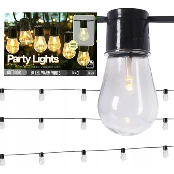 Vánoční dekorace Světelný řetěz Opengarden 1450 cm do sítě bílý