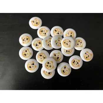 Knoflík Tibex Knoflík PLASTOVÝ MEDVÍDEK