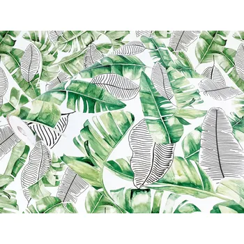 Tapeta Dekorativní dýha na nábytek Samolepicí Fólie se vzorem LISTŮ, role 67x200cm