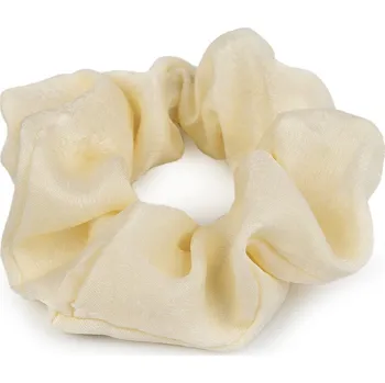 Gumička scrunchie do vlasů Varianta: 7 krémová světlá, Balení: 20 ks