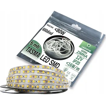 LED osvětlení VÝKONNÝ LED pásek 16W/m PREMIUM 2835 600 IP20 5m