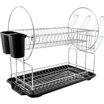 Haus Roland HOME ELEMENTS-HR Odkapávač na nádobí, polypropylen, 52,5x23,5x36 cm, nerez