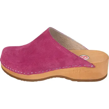 Dámská obuv Buxa Pohodlné dřeváky PZM1 - Růžový semiš Velikost: 39