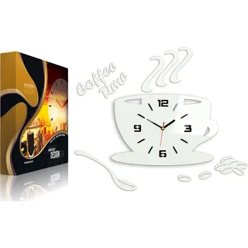 Hodiny Kuchyňské nástěnné hodiny ŠÁLEK 3D ULTRA TICHÉ