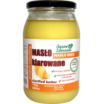 Přepuštěné máslo Ghí máslo Bazar Zdrowia 750 g