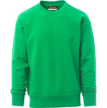 Pánská mikina Payperwear Pánská mikina Orlando s v-prošíváním pod krkem Barva: zelená jarní, Velikost: 4XL