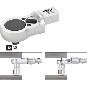 Klíč HAZET 6602-1 Profilová ráčna 3/8" s hlavou pro nástrčné klíče 14x18mm, 200Nm