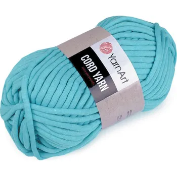 Příze Pletací příze Cord Yarn 250 g Varianta: 8 (763) modrá tyrkys, Balení: 1 ks