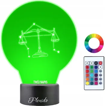 Lampička Plexido vícebarevná Noční lampa