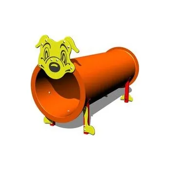 Hra na zahradu Playground System Průlezka pro veřejná dětská hřiště - Pes malý