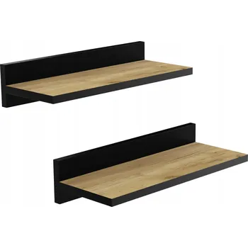 police Police laminovaná deska HWS FURNITURE 40 x 15 cm dub craft zlatý